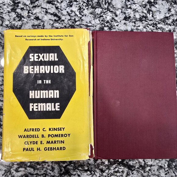 Alfred Kinsey Sexual Behavior In The Human Male w/o DJ & Female w/ DJ (1st Ed) - Picture 1 of 7